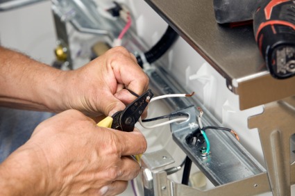 GH Electrical Solutions LLC repairing electric wires.