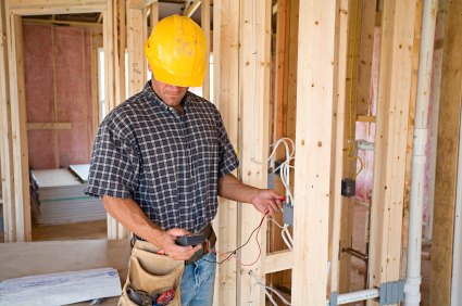 Wiring a new home by GH Electrical Solutions LLC.